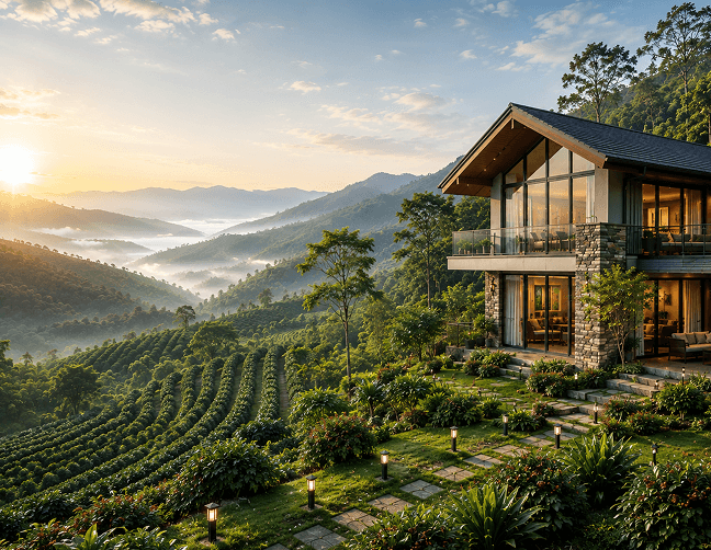 Coffee hills around Mudigere